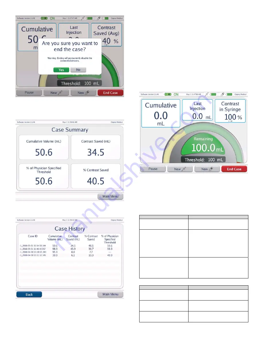 Osprey Medical Display, Contrast Monitoring Instructions For Use Manual Download Page 23