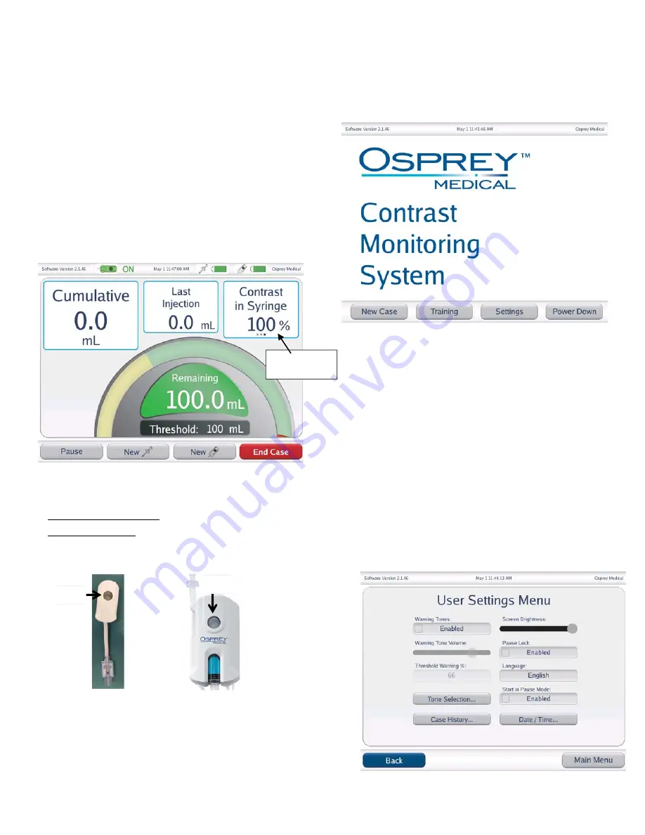 Osprey Medical Display, Contrast Monitoring Скачать руководство пользователя страница 48