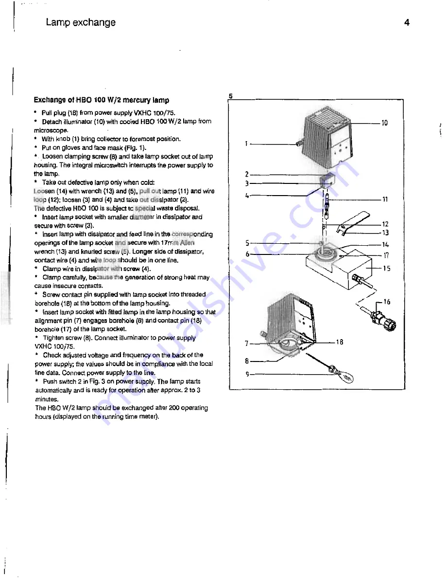 Osram HBO 100 Installation And Alignment Manual Download Page 5