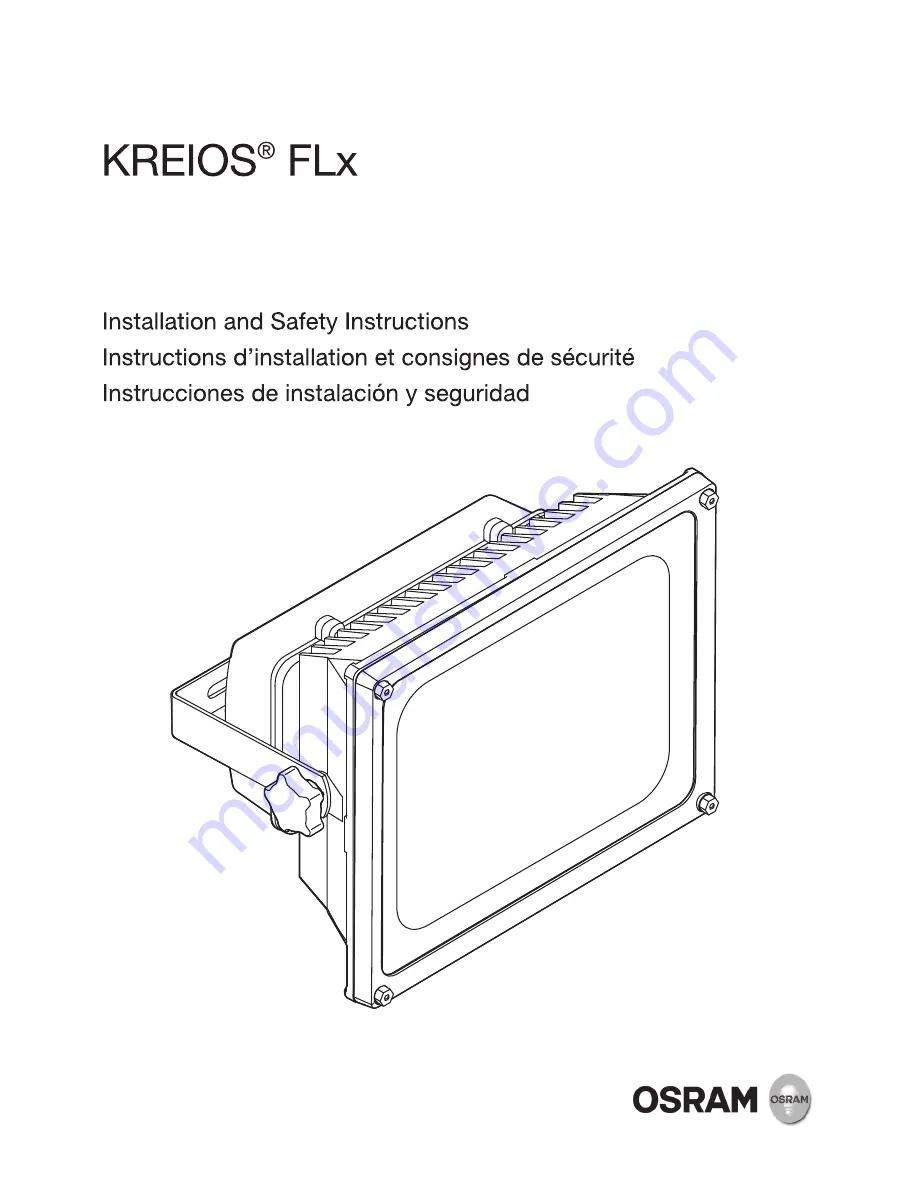 Osram KREIOS FL Series Скачать руководство пользователя страница 1