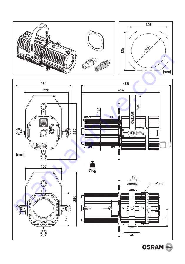 Osram KREIOS PROFILE 80W WW Скачать руководство пользователя страница 2