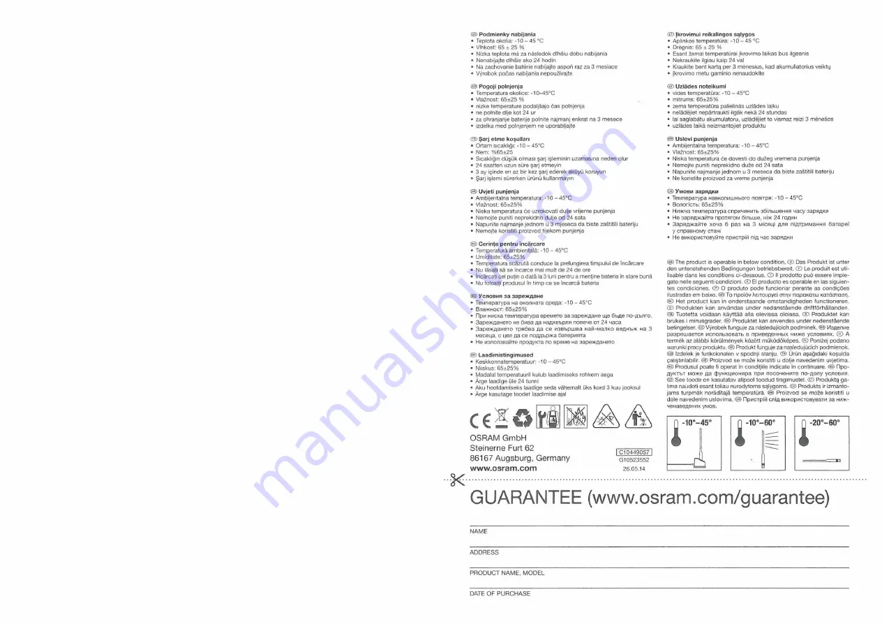 Osram LEDinspect Slimline Instruction Manual Download Page 5