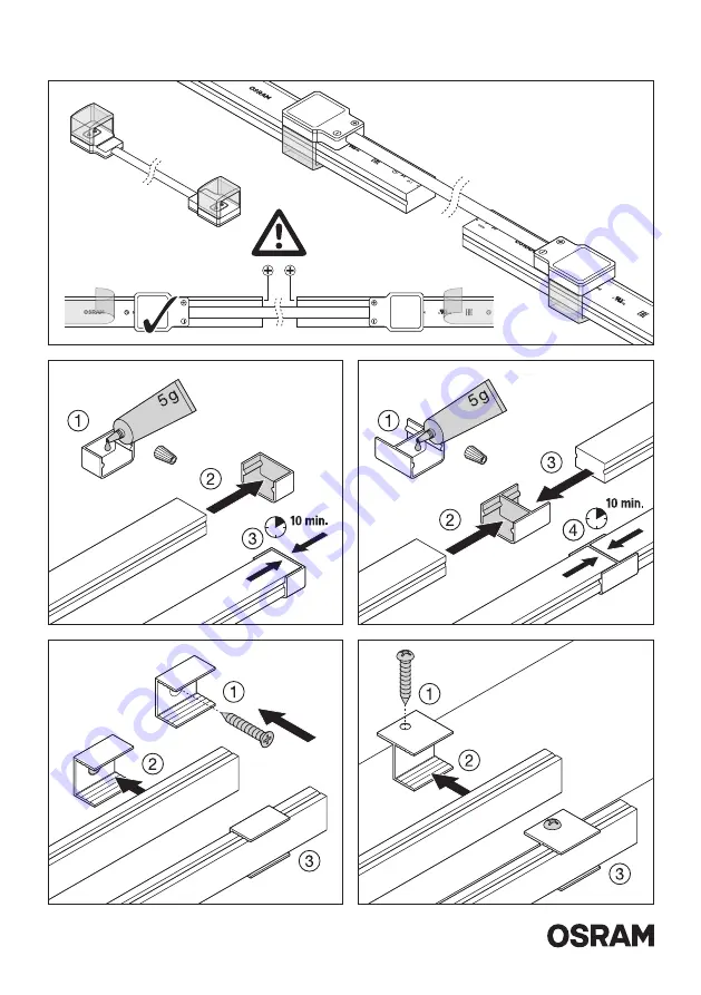 Osram LINEARlight FLEX DIFFUSE Series Скачать руководство пользователя страница 7