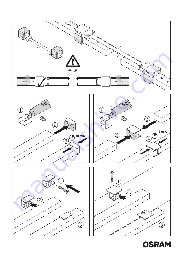 Osram LINEARlight FLEX DIFFUSE Series Instructions Manual Download Page 11