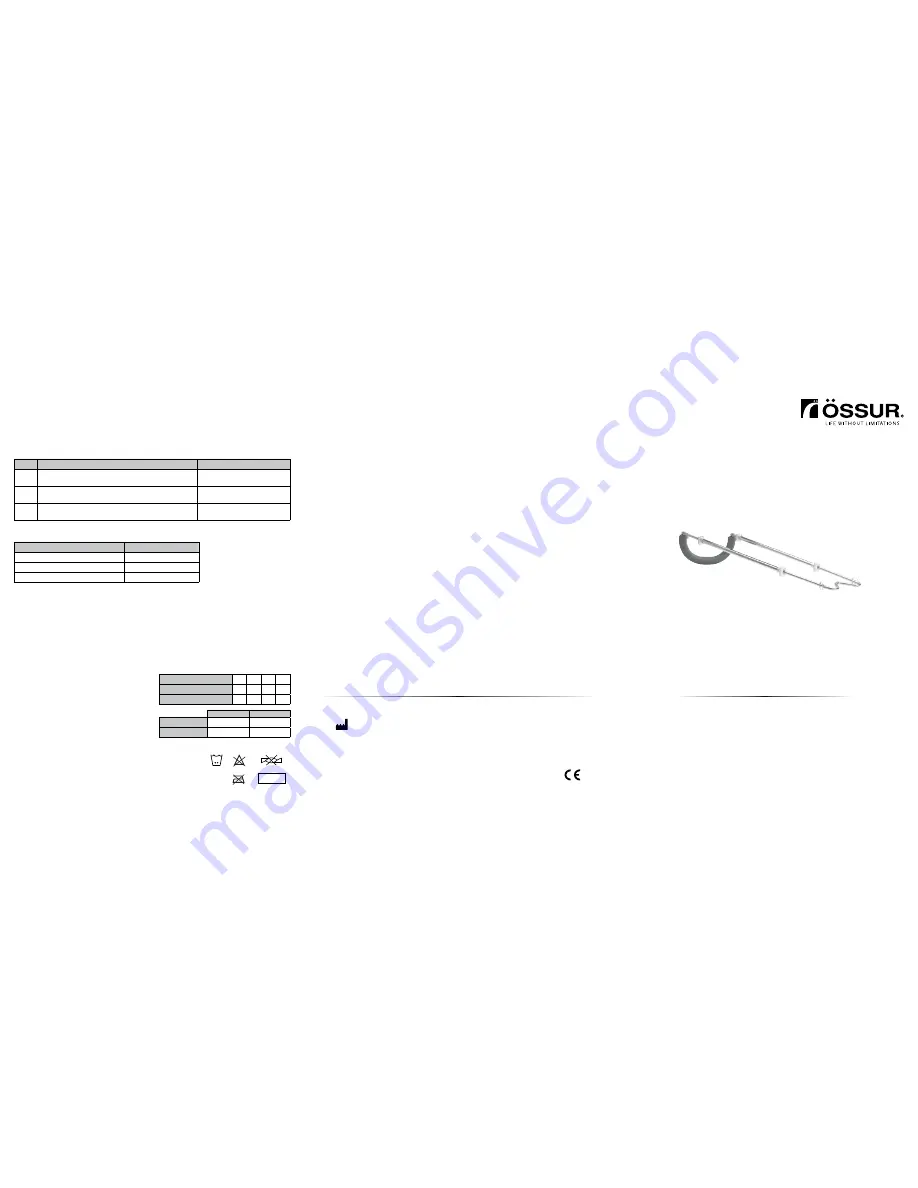 Ossur THOMAS SPLINT Instructions For Use Download Page 1