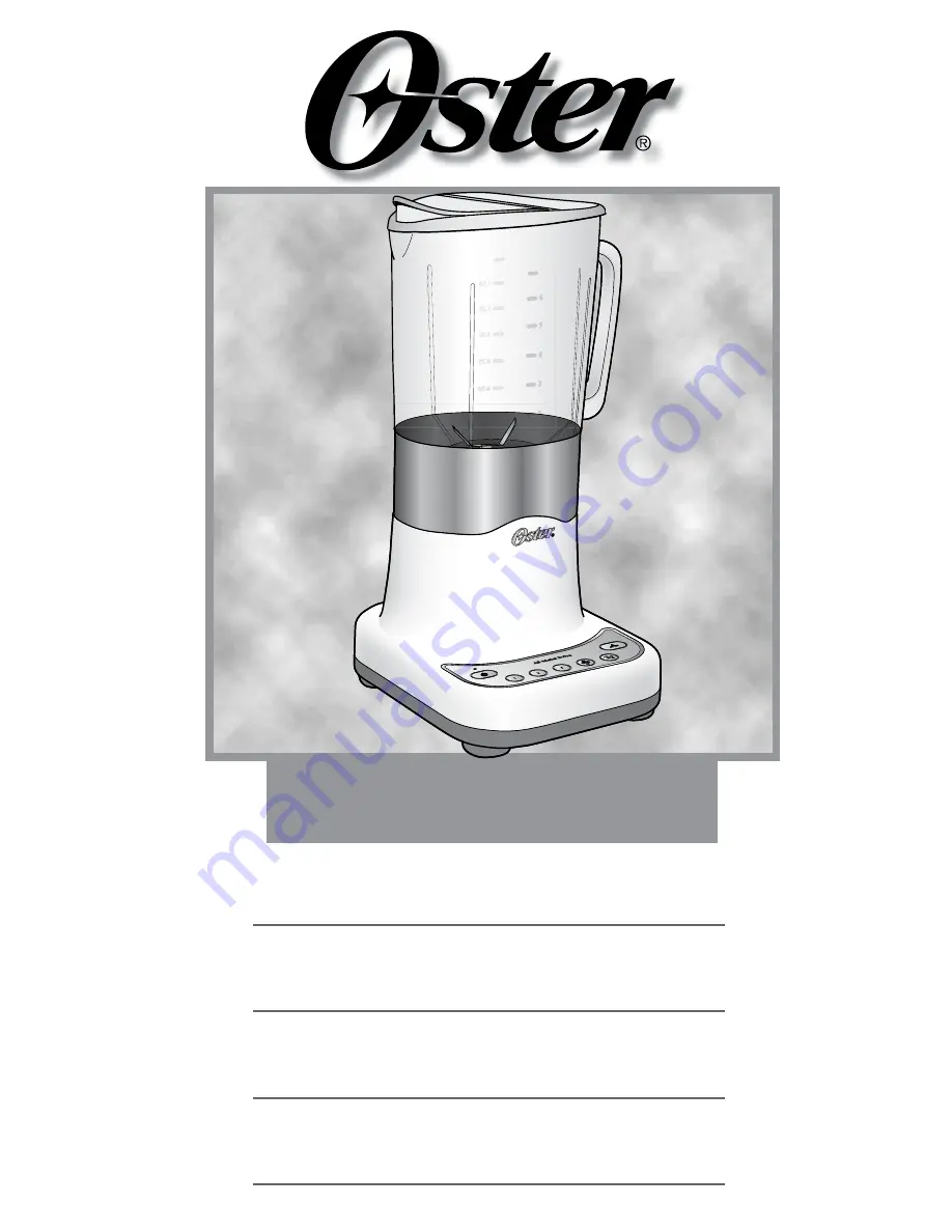 Oster BLSTDG-W00 Instruction Manual Download Page 1