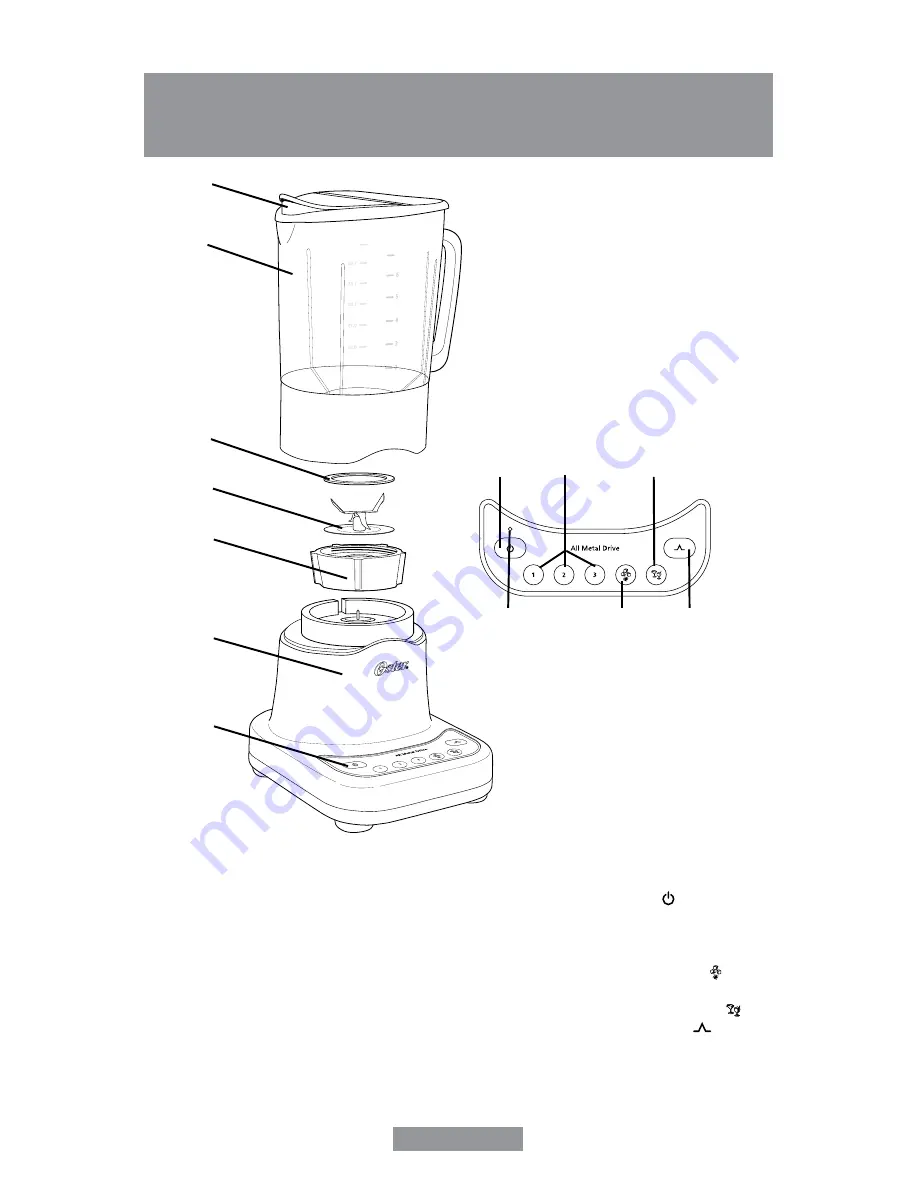 Oster BLSTDG-W00 Instruction Manual Download Page 5