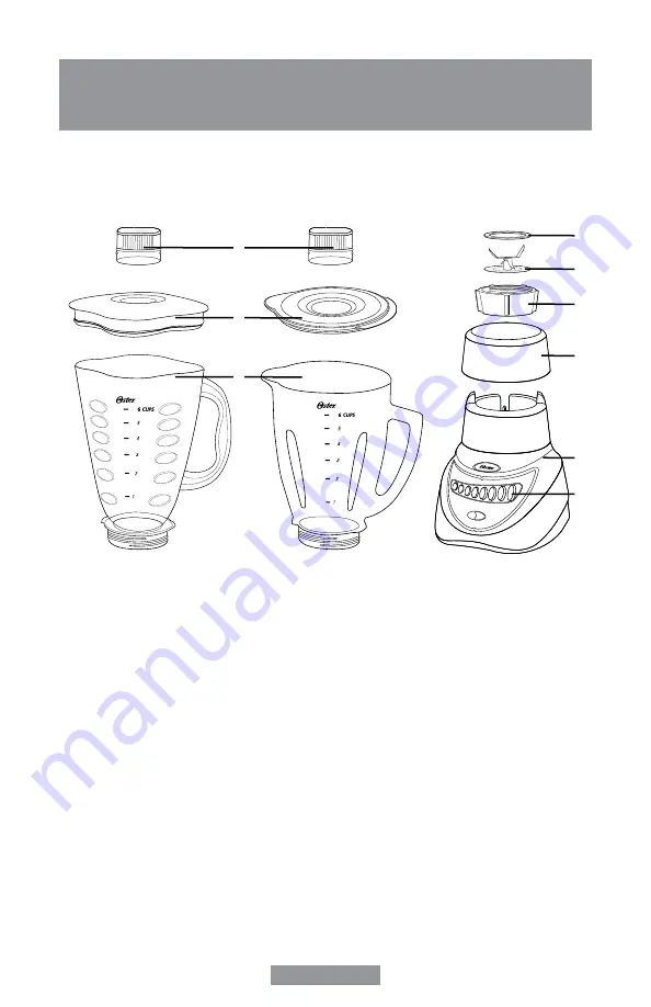 Oster BLSTEG7805 SERIES Скачать руководство пользователя страница 4