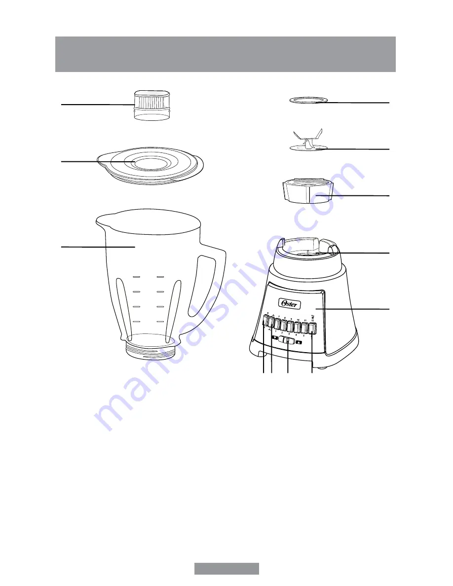 Oster BLSTFG-C00 Instruction Manual Download Page 3