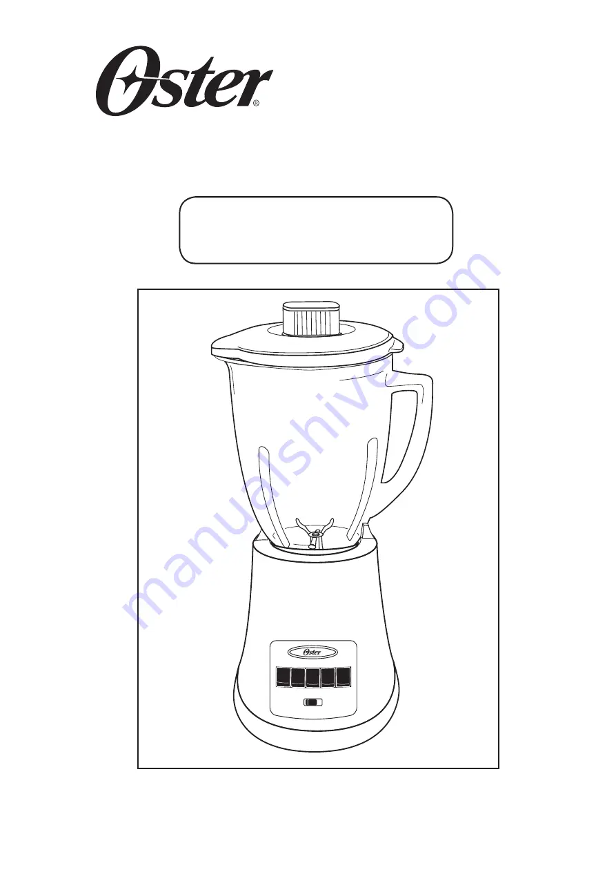 Oster BLSTMG User Manual Download Page 1