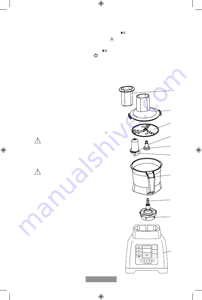 Oster BLSTTDG-NBG Instruction Manual Download Page 12