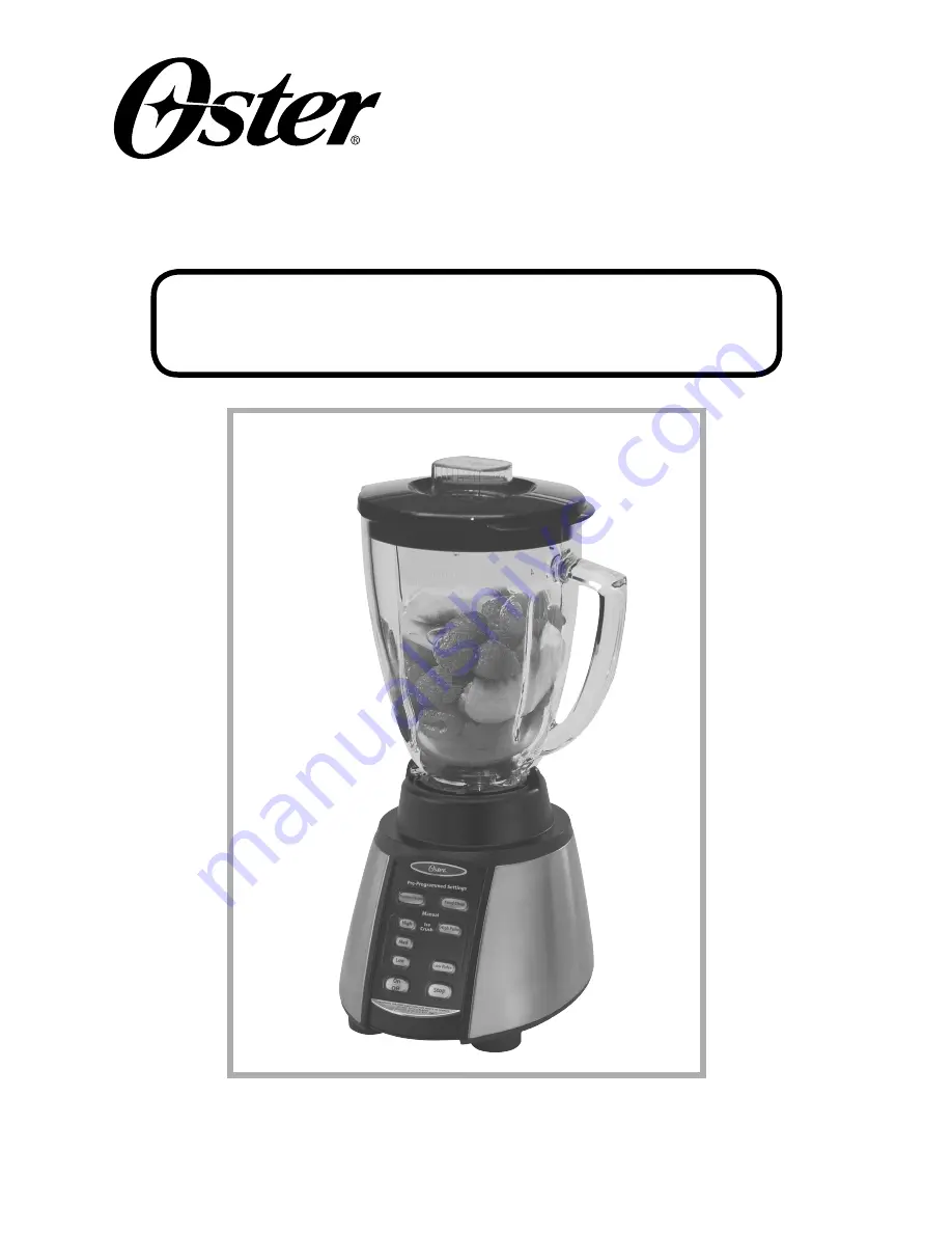 Oster BVCB07 User Manual Download Page 1