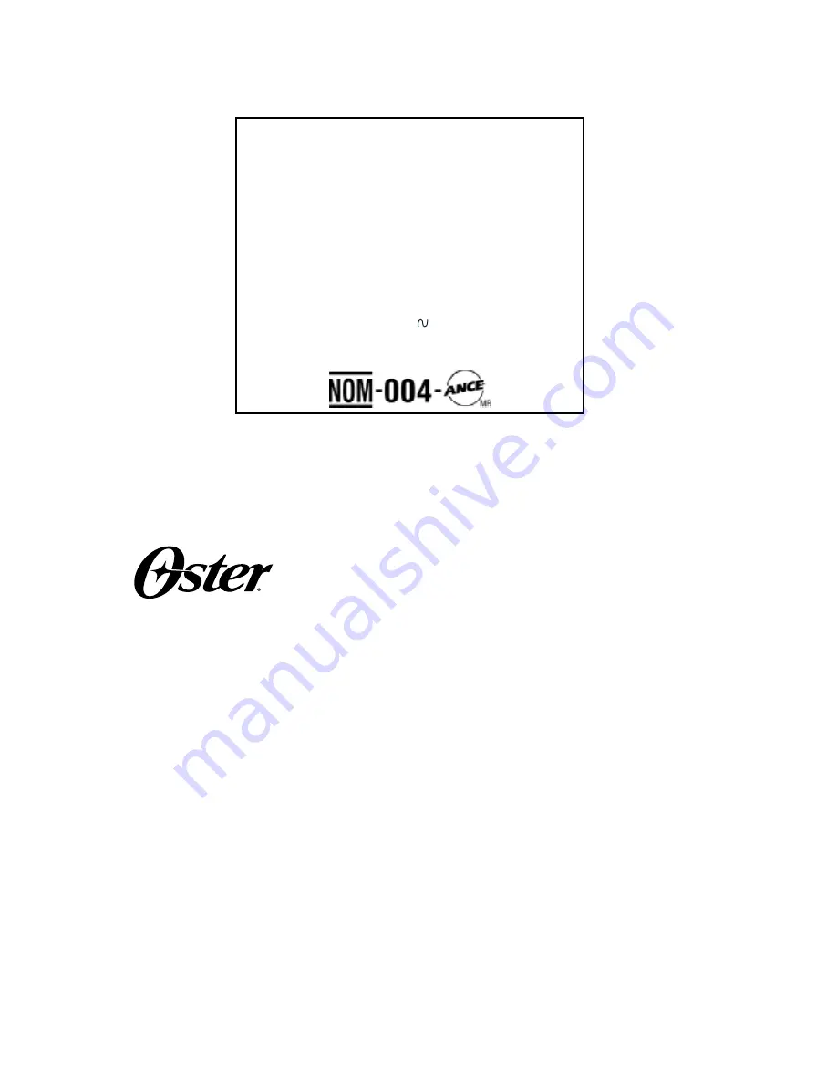 Oster CounterForms 6292 User Manual Download Page 38