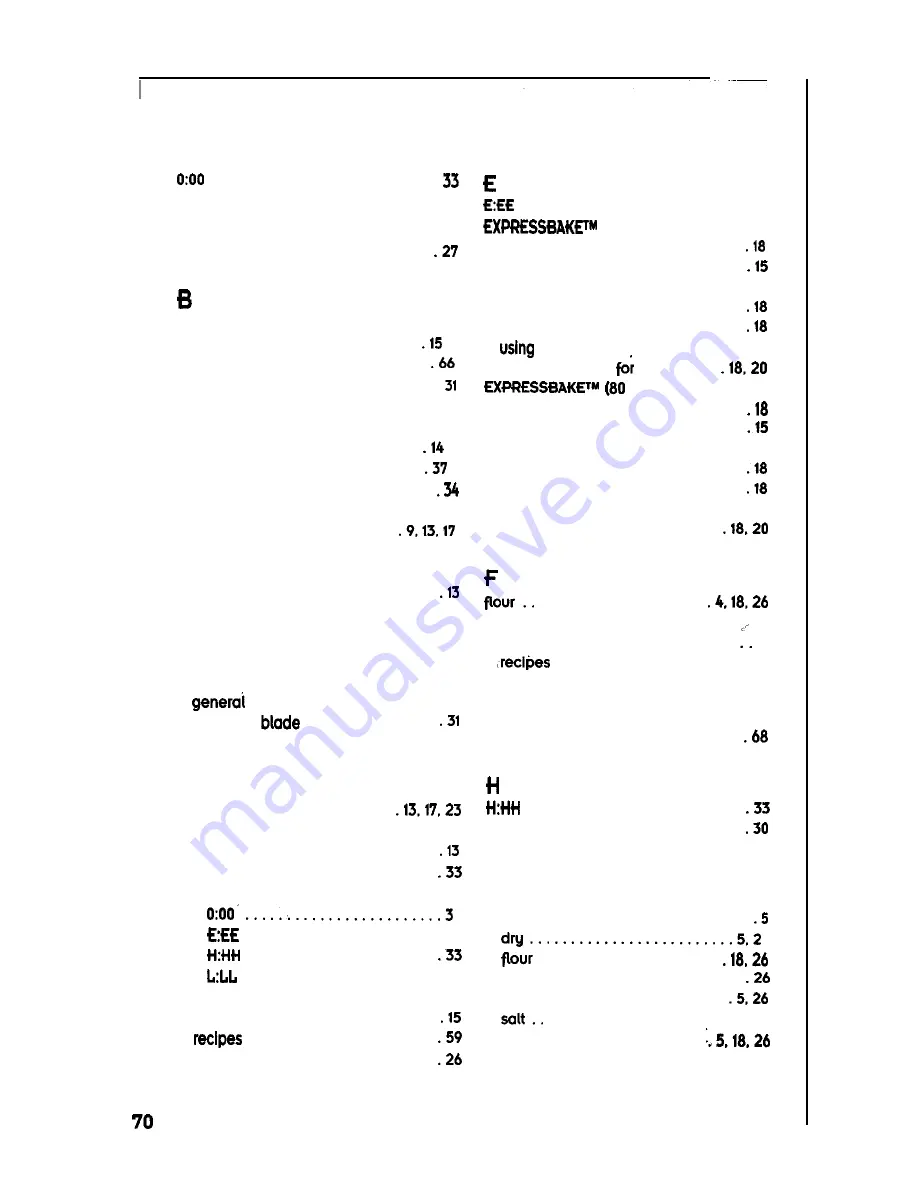 Oster EXPRESSBAKE 102819 User Manual Download Page 72