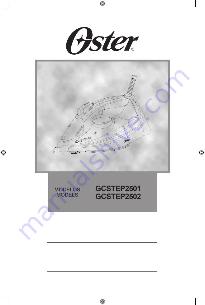 Oster GCSTEP2501 Скачать руководство пользователя страница 1