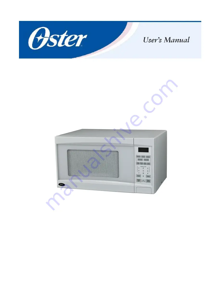 Oster OGD21101 User Manual Download Page 1