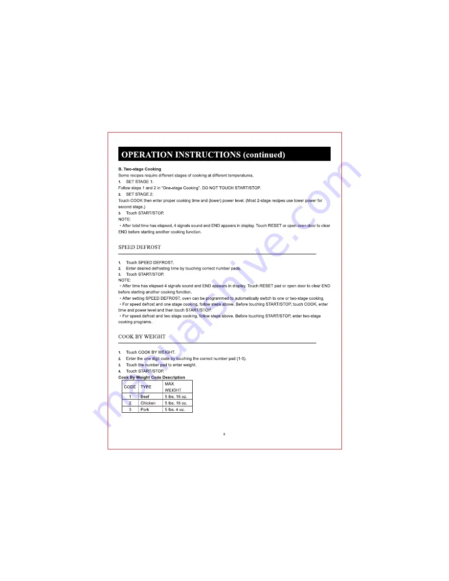 Oster OGS31102 User Manual Download Page 9