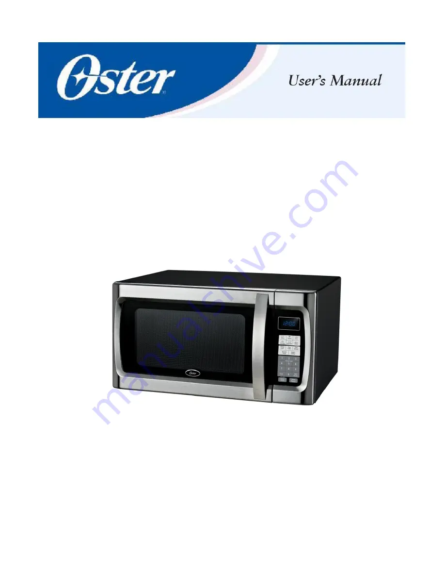 Oster OGZF1301 User Manual Download Page 1