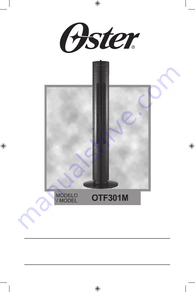 Oster OTF301M Instruction Manual Download Page 1