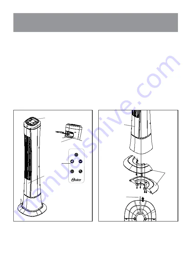 Oster OTF3614R Instruction Manual Download Page 3