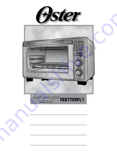 Oster TSSTTVDFL1 Instruction Manual Download Page 1