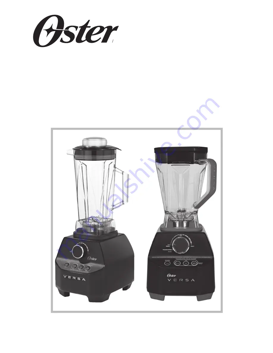 Oster VERSA BLSTVB-000-033 User Manual Download Page 1