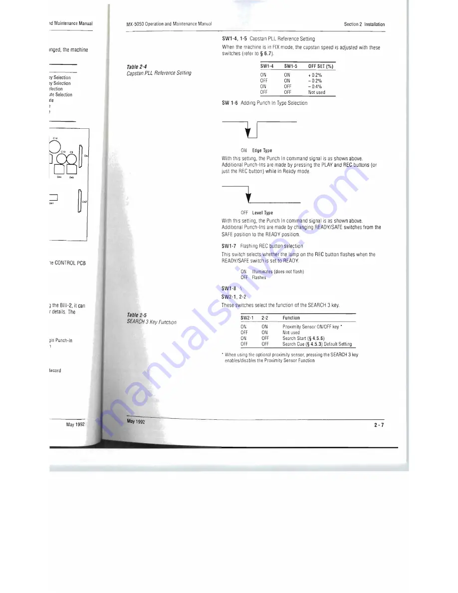 OTARI MX-505MKIV-2 Operation & Maintenance Manual Download Page 22