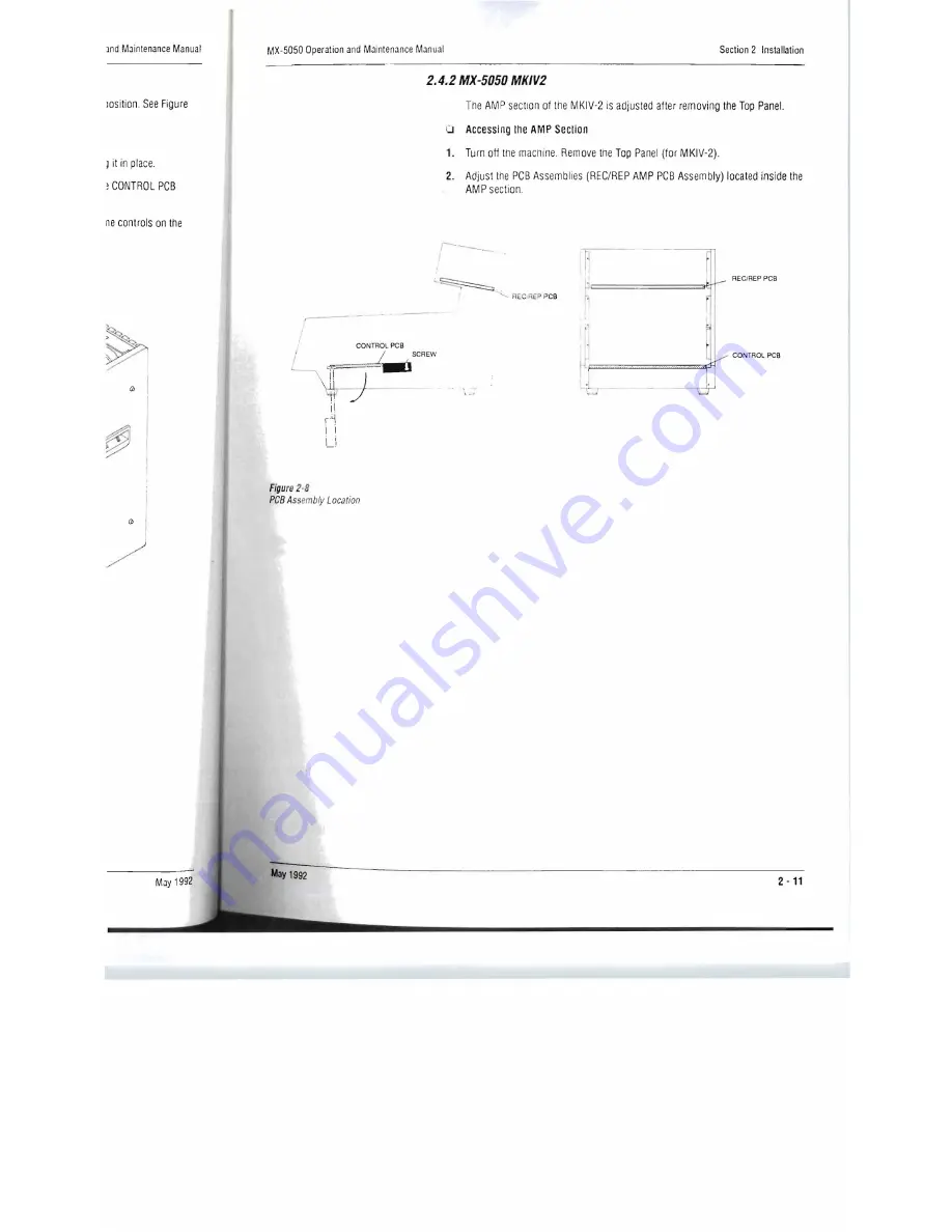 OTARI MX-505MKIV-2 Operation & Maintenance Manual Download Page 26