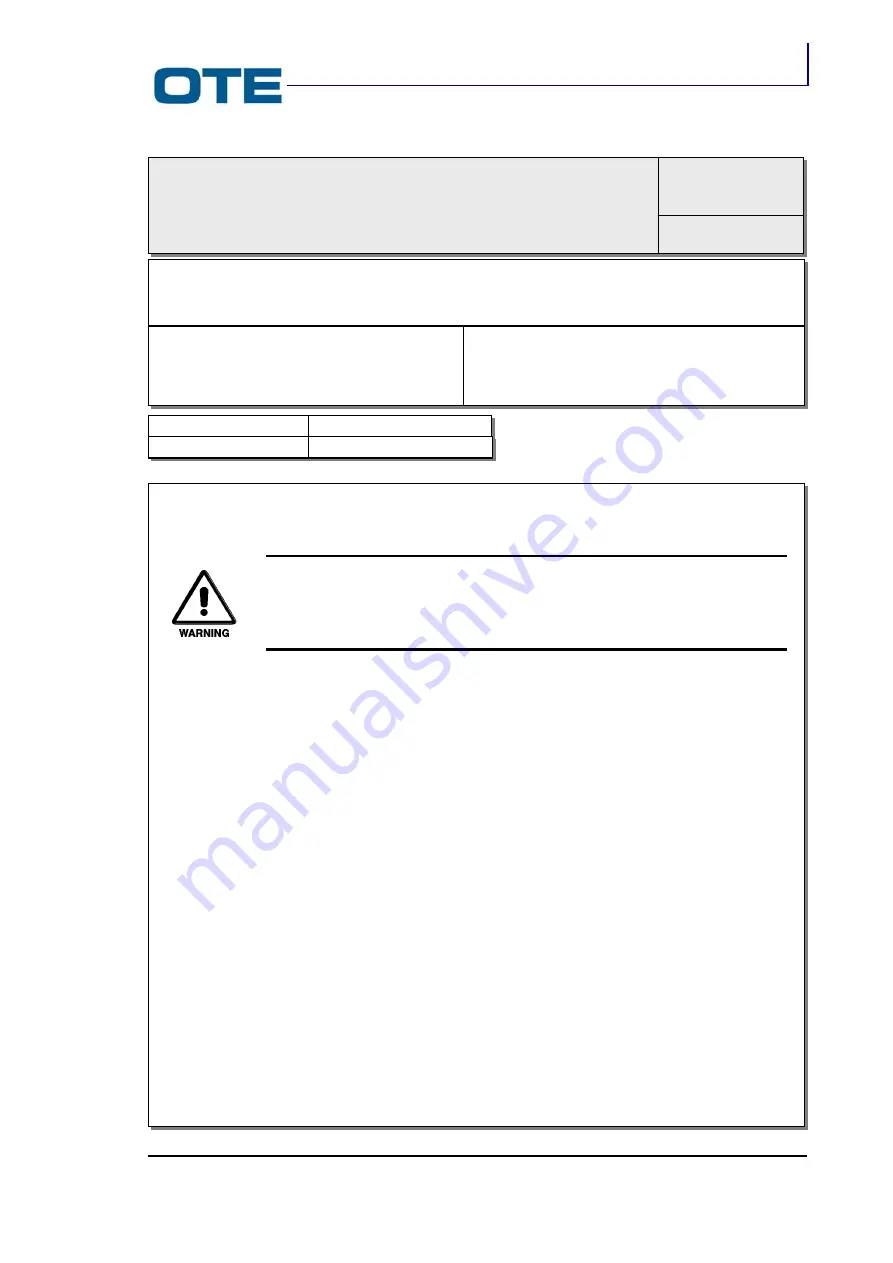 OTE VS 2001 Technical Handbook Download Page 153