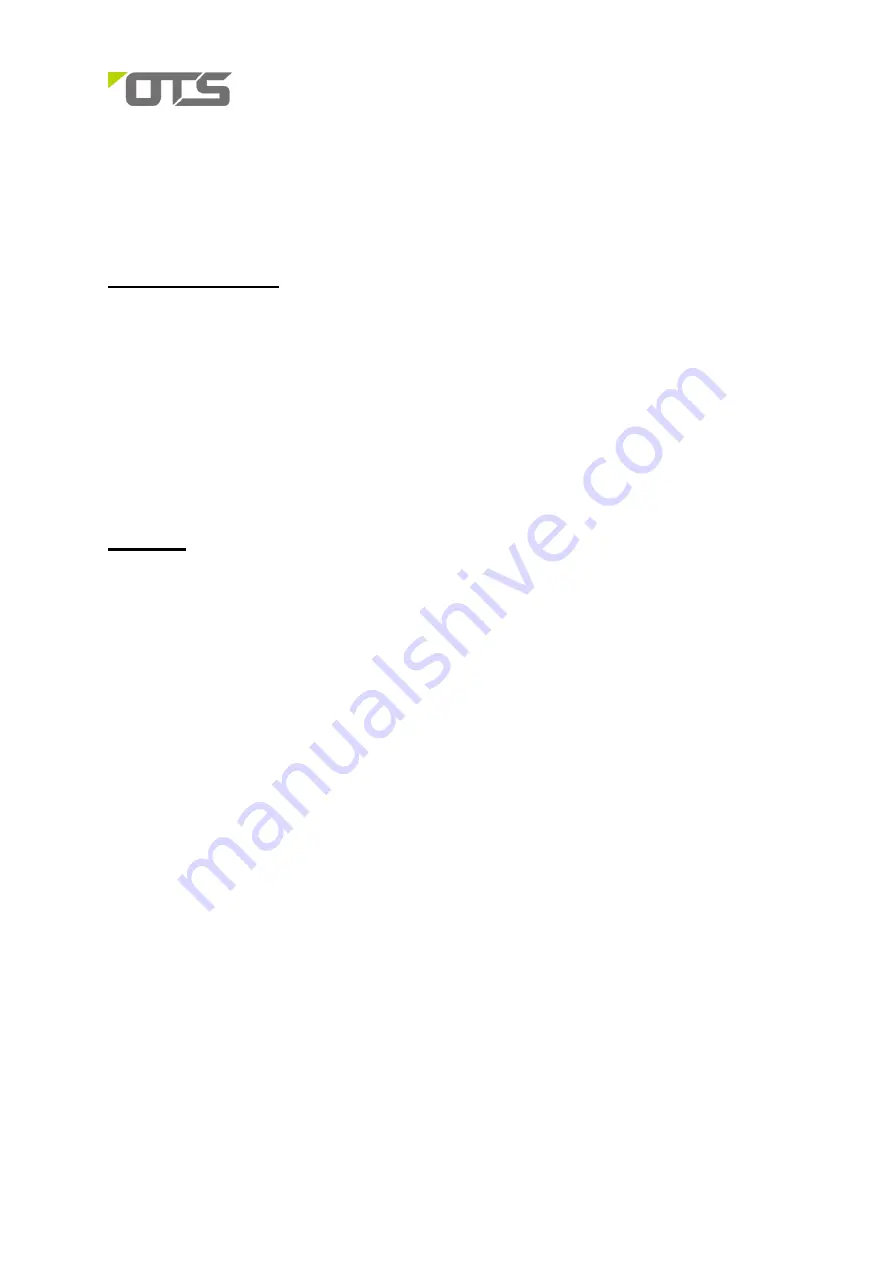 OTS EC1111-X-MINI Series Quick Installation Manual Download Page 3