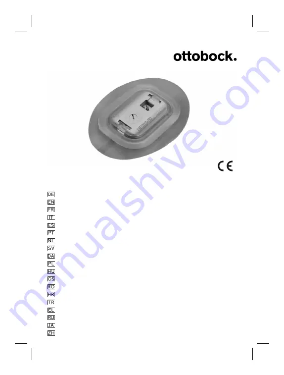 Otto Bock 13E202-50 Instructions For Use Manual Download Page 1