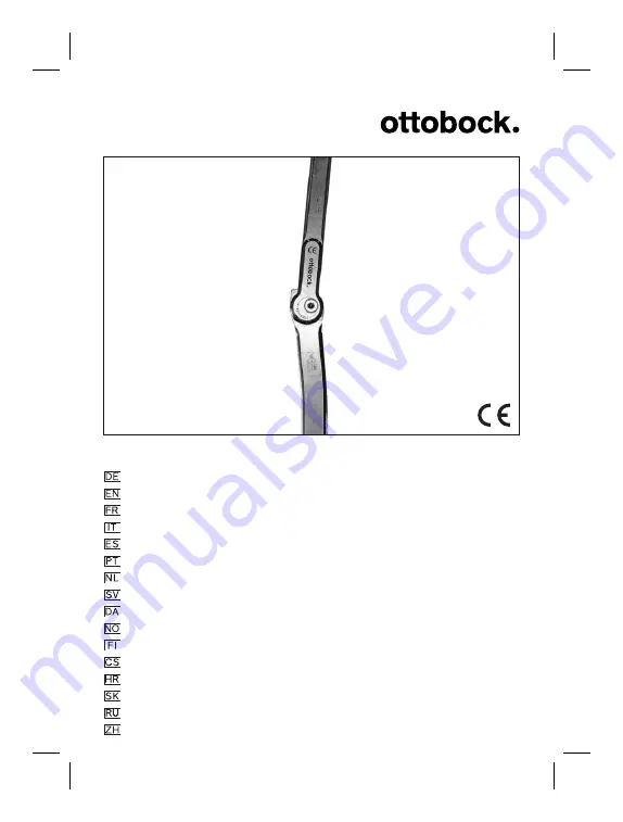 Otto Bock 17KF1 Series Instructions For Use Manual Download Page 1