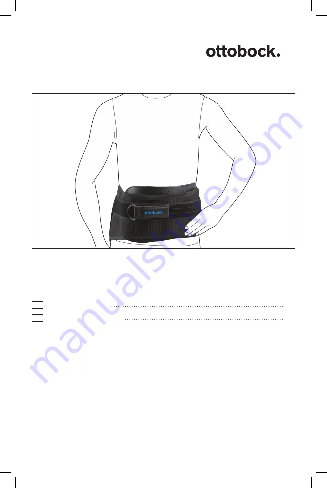 Otto Bock Fulcrum LSO Instructions For Use Manual Download Page 1