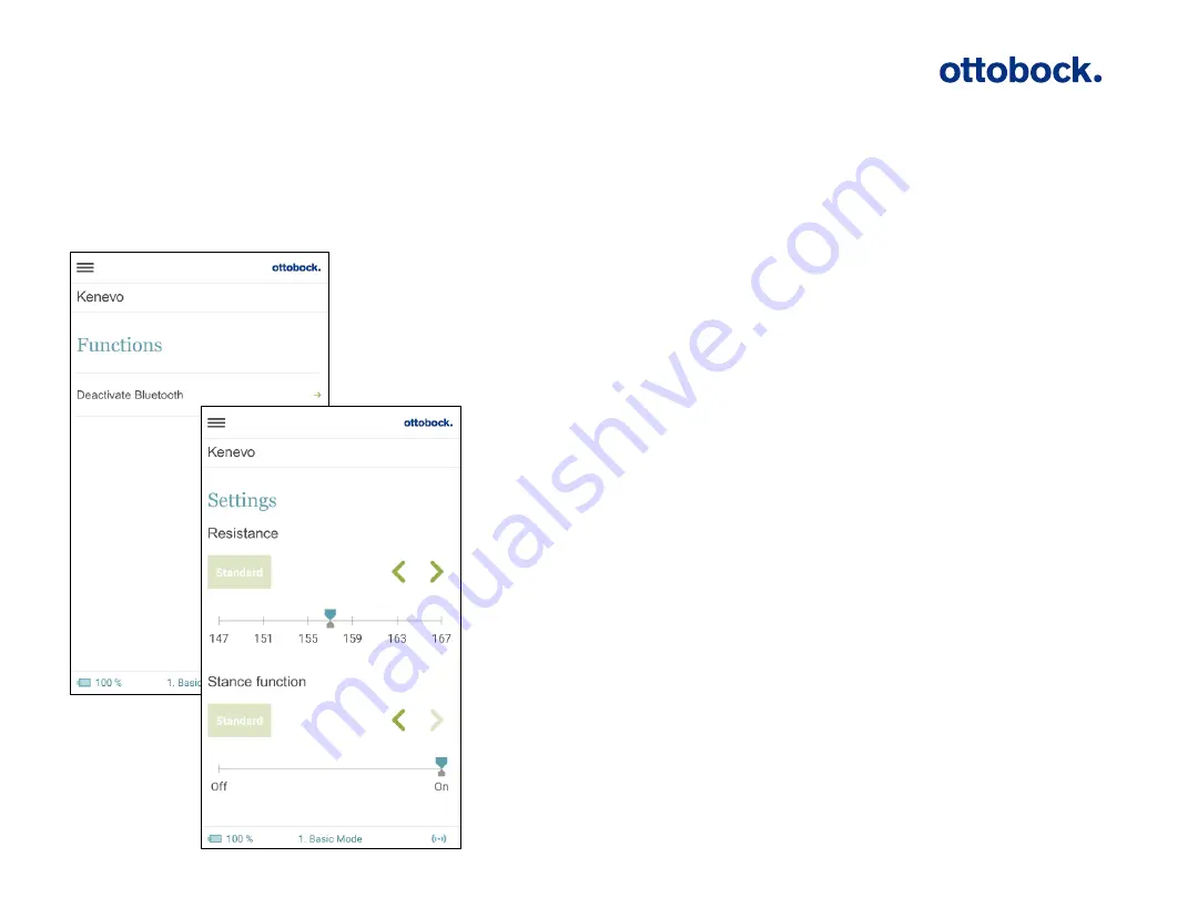 Otto Bock Kenevo 3C60 Introduction Manual Download Page 232