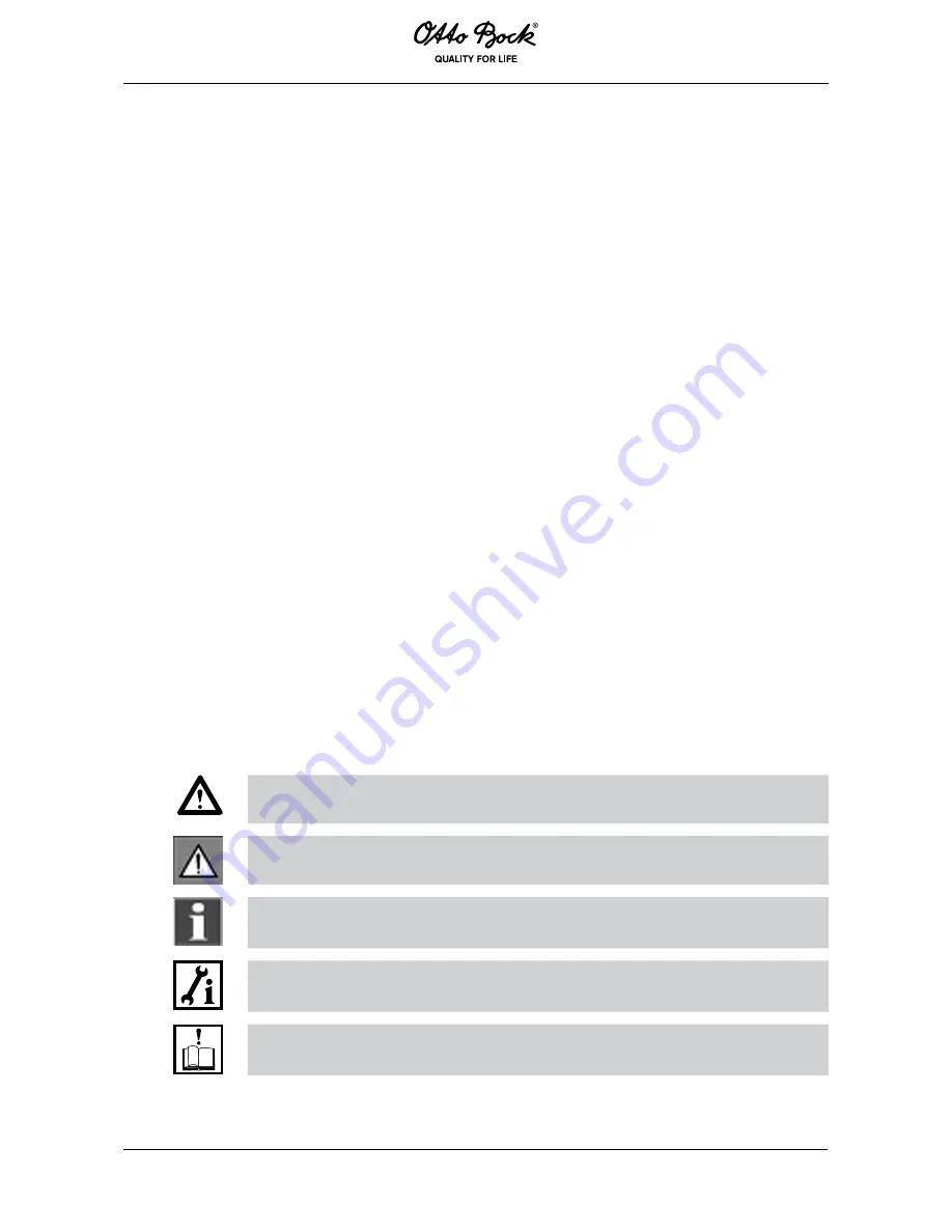 Otto Bock M1 Intro Instructions For Use Manual Download Page 5