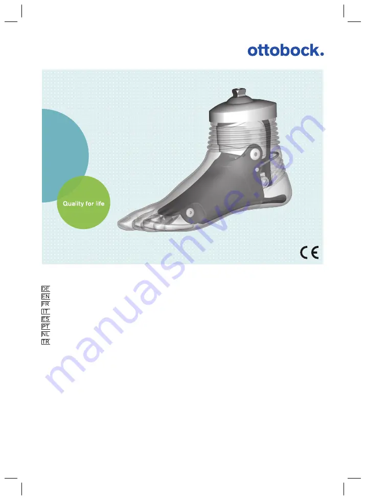 Otto Bock Meridium 1B1 Instructions For Use Manual Download Page 1