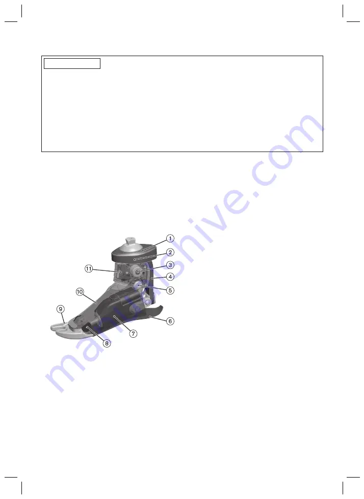 Otto Bock Meridium 1B1 Instructions For Use Manual Download Page 2