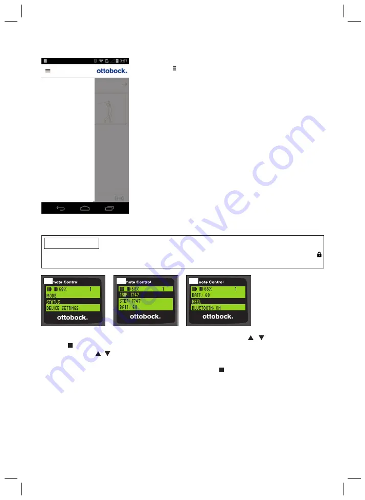 Otto Bock Meridium 1B1 Instructions For Use Manual Download Page 197