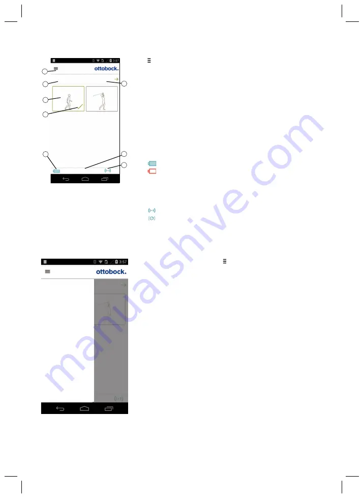 Otto Bock Meridium 1B1 Instructions For Use Manual Download Page 230