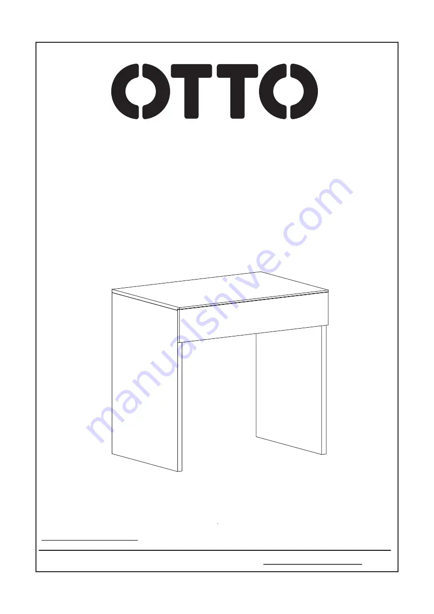 Otto ARDEN OTARD800WE Assembly Instructions Manual Download Page 1