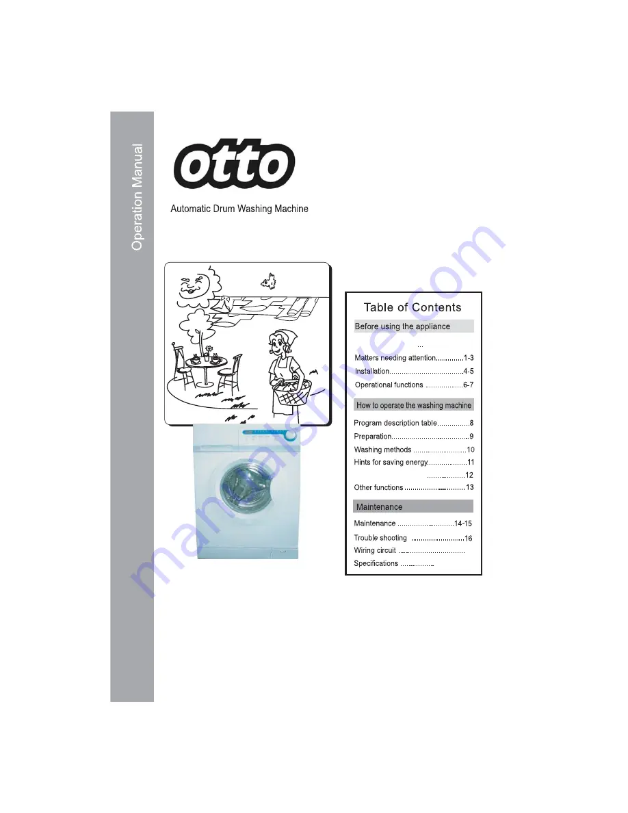 Otto HMS-1000TVE Operation Manual Download Page 1