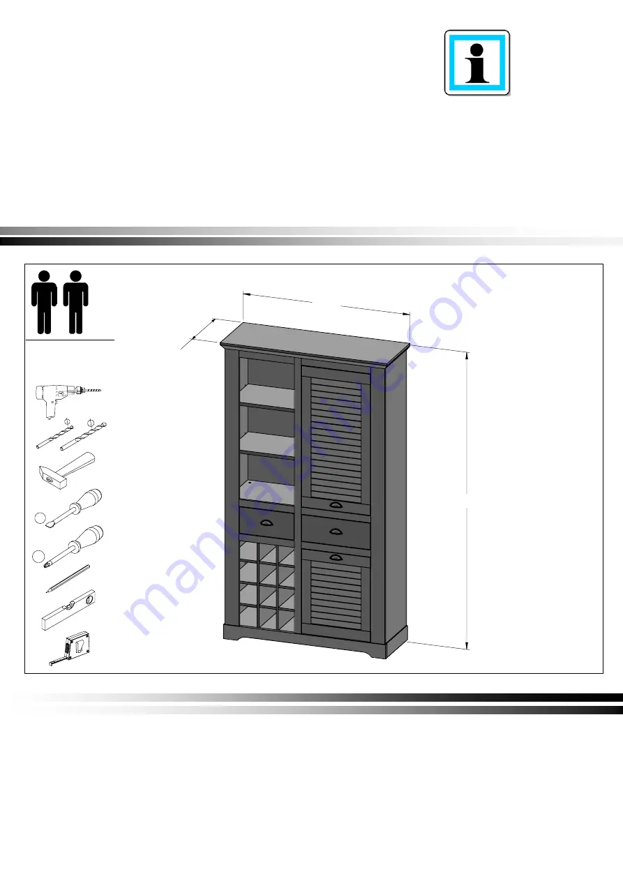 Otto MEDINA MDNR823R Assembling Instruction Download Page 1