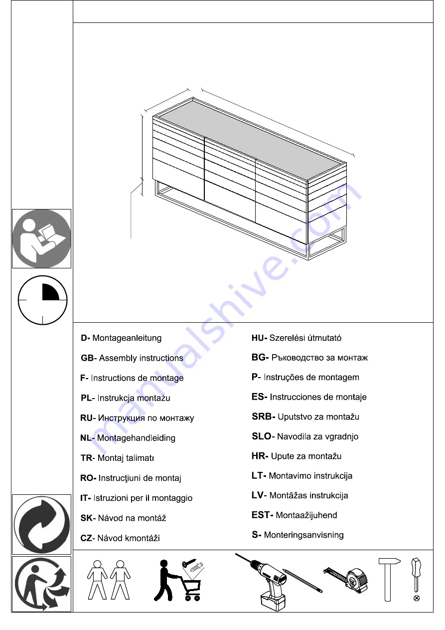 Otto MONA 53 Assembly Instruction Manual Download Page 1