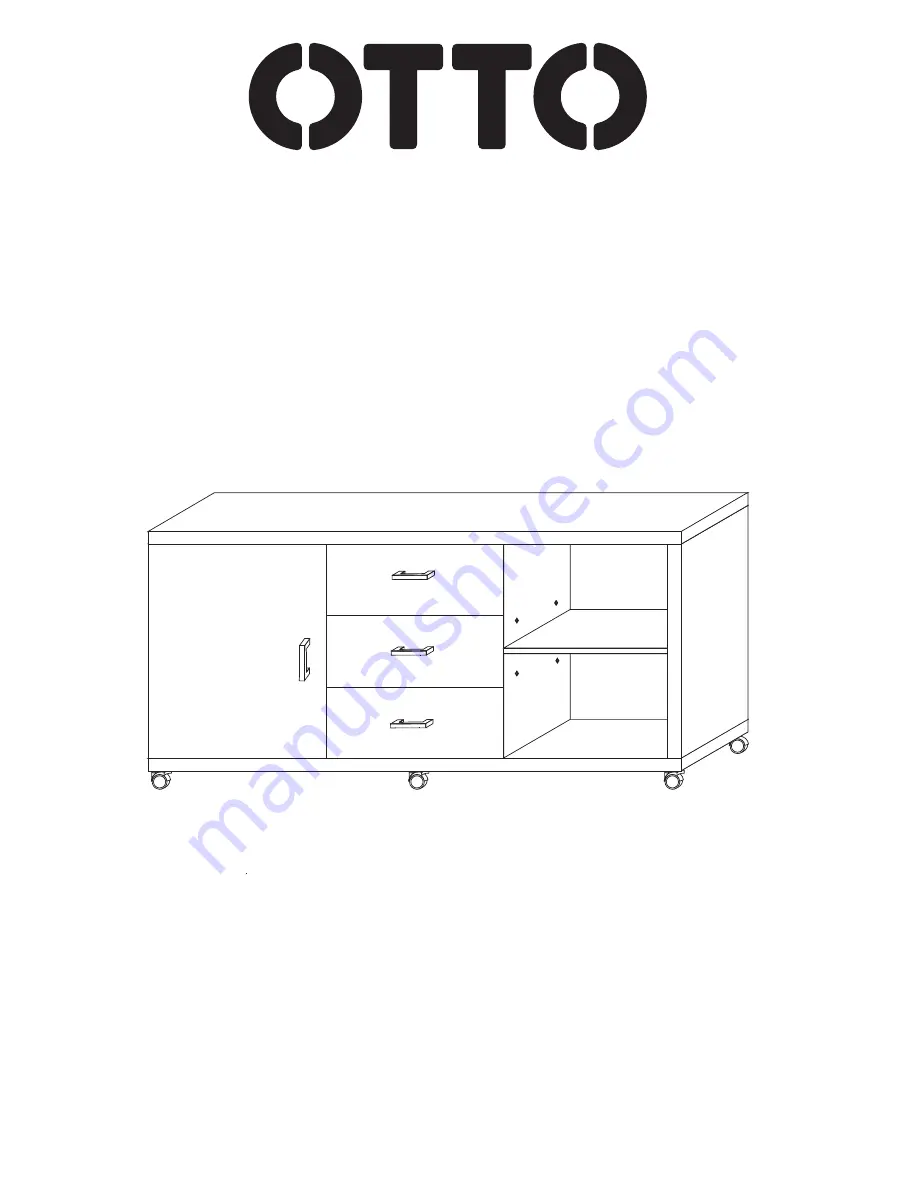 Otto OSLO CREDENZA Скачать руководство пользователя страница 1