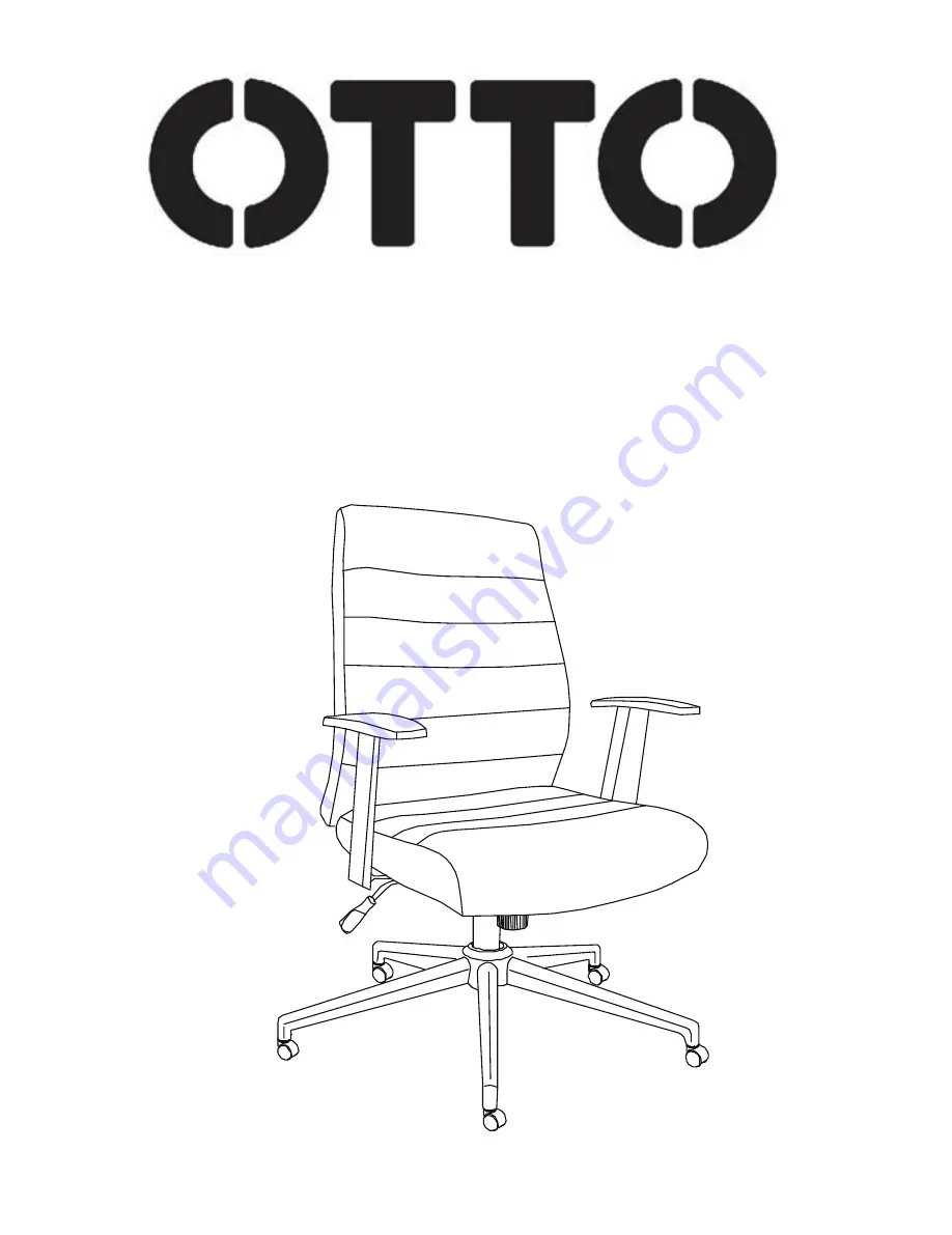 Otto OSLO OTOSLHBLBK Assembly Instructions Manual Download Page 1