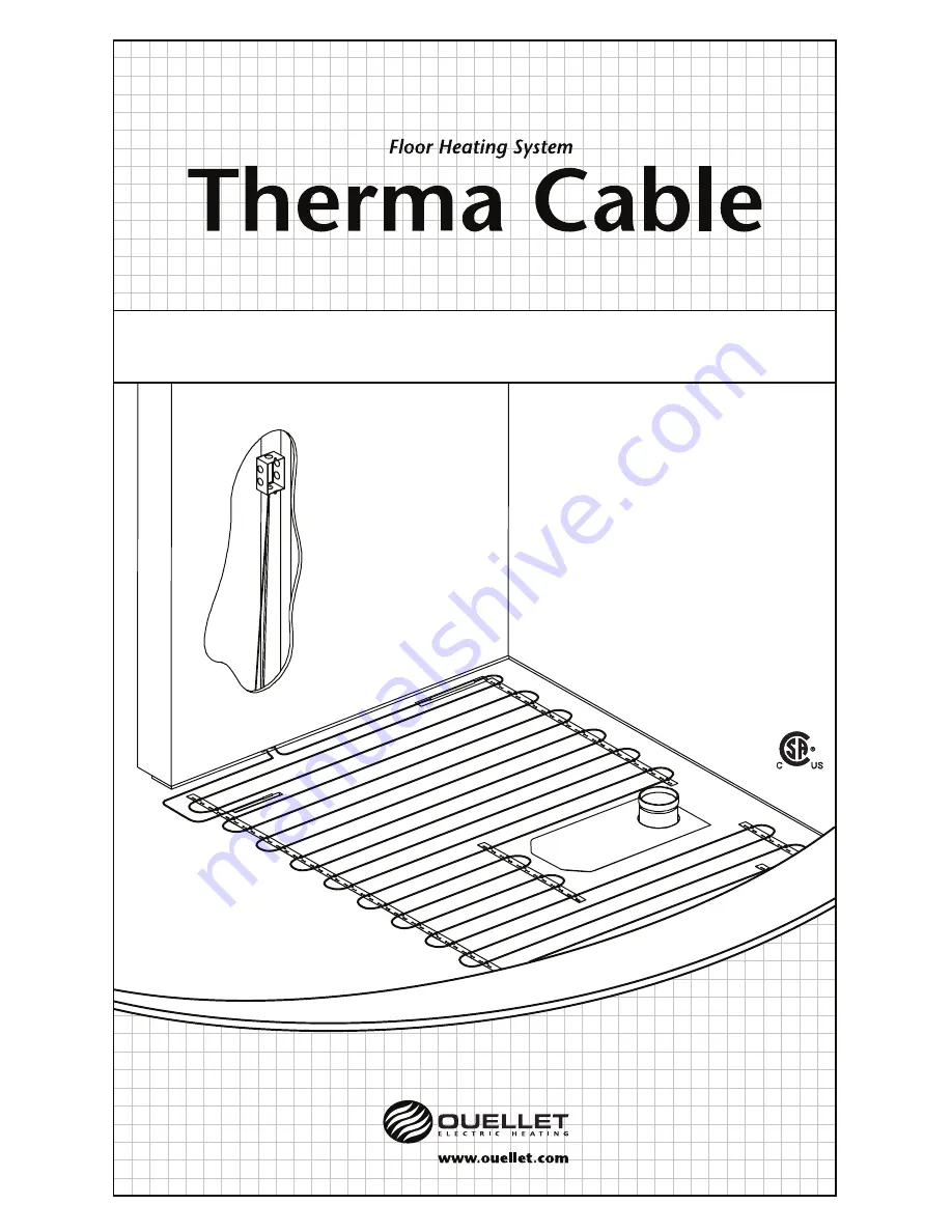 Ouellet Therma Cable Installation Manual Download Page 1