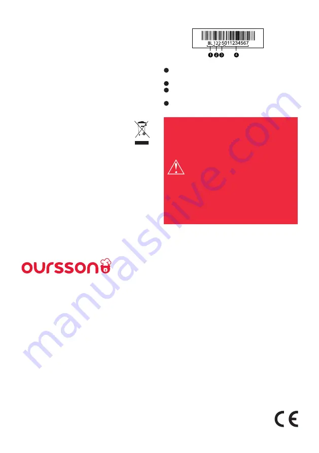 Oursson BL0610G Instruction Manual Download Page 65