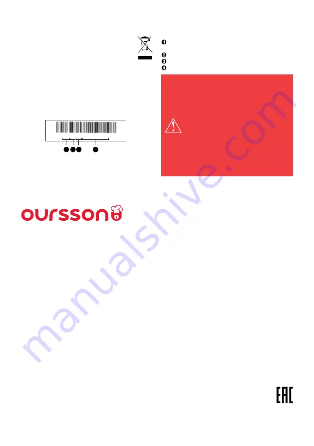 Oursson DM5210 Instruction Manual Download Page 14