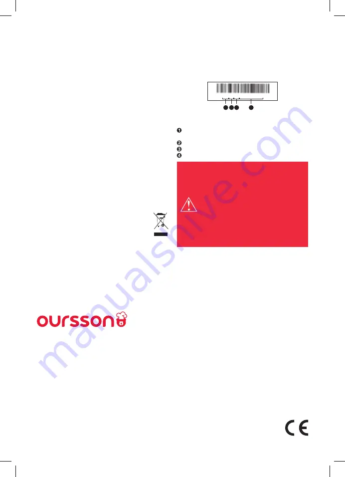 Oursson JM4600 Instruction Manual Download Page 13