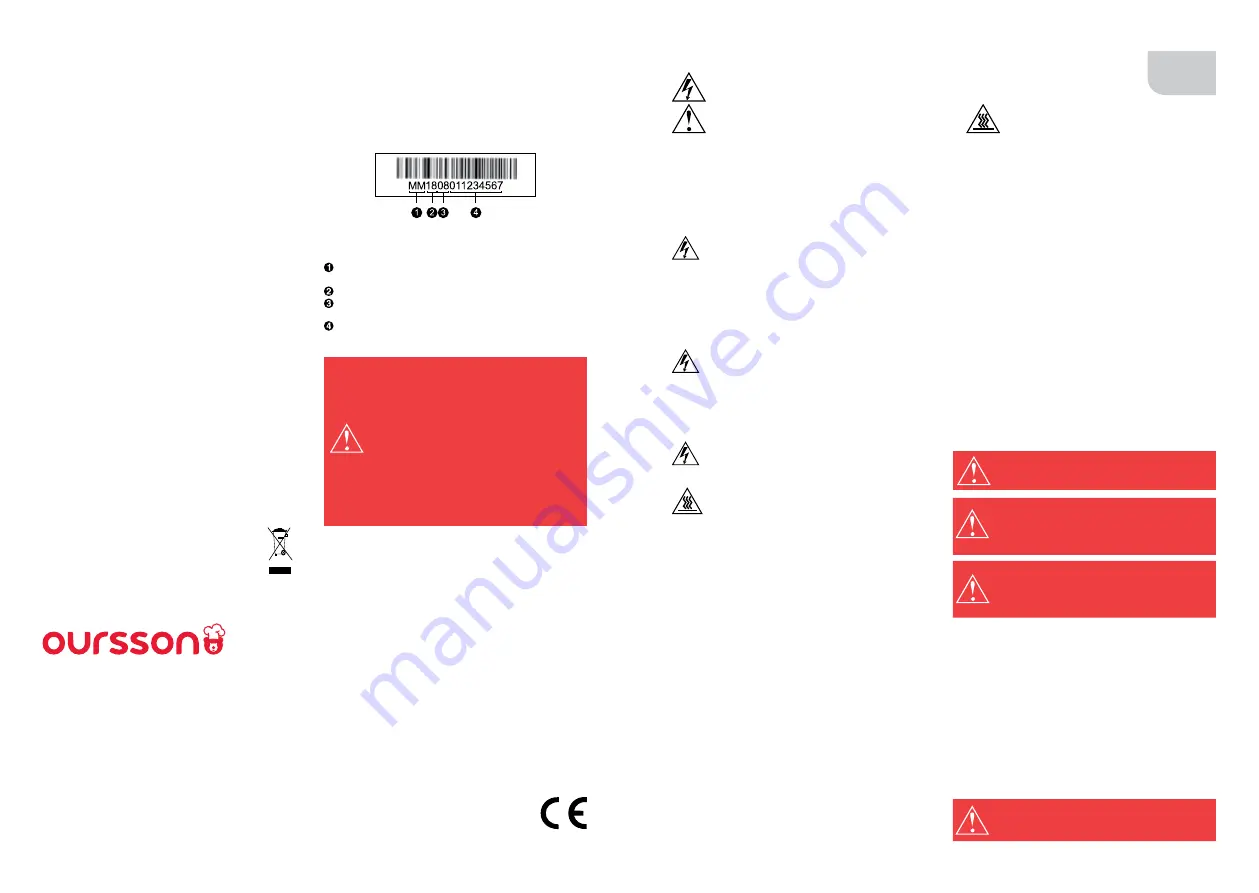 Oursson MM2005 Instruction Manual Download Page 6